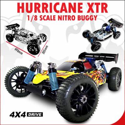 Hurricane XTR 1/8 Scale Nitro RC Buggy